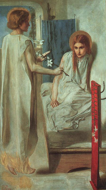 Dante Gabriel Rossetti Ecce Ancilla Domini ! Spain oil painting art
